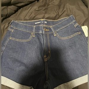 Old navy dark denim shorts